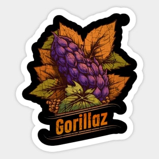 Vintage Gorillaz - Save The Plant Sticker